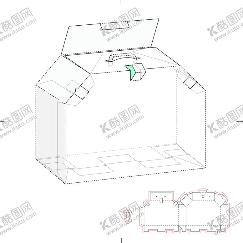 编号：39807609131458380397【酷图网】源文件下载-包装盒刀版图盒子展开图礼盒