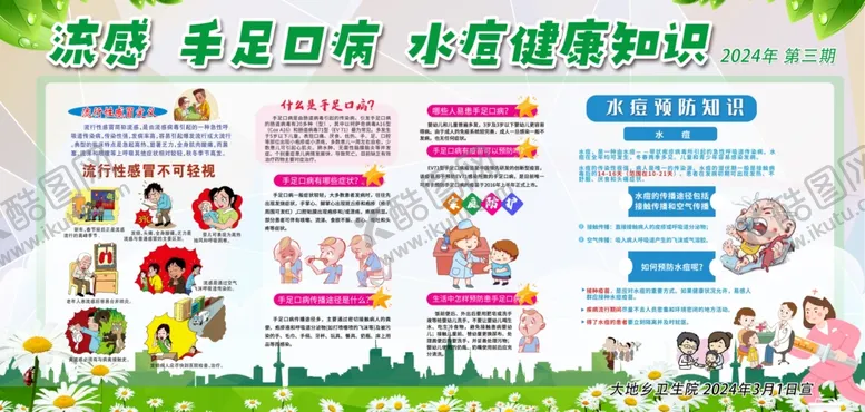 编号：72532103070251466595【酷图网】源文件下载-流感手足口病水痘健康健知识