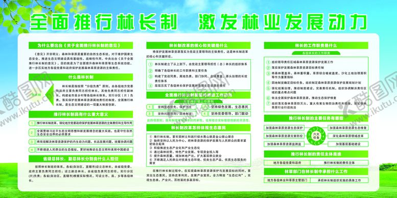 编号：89611012011741172199【酷图网】源文件下载-全面推行林长制