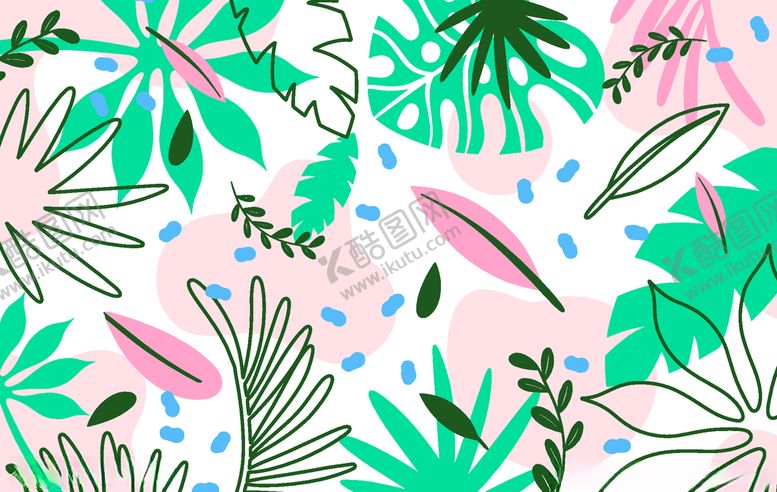 编号：92550109280626482980【酷图网】源文件下载-叶子背景