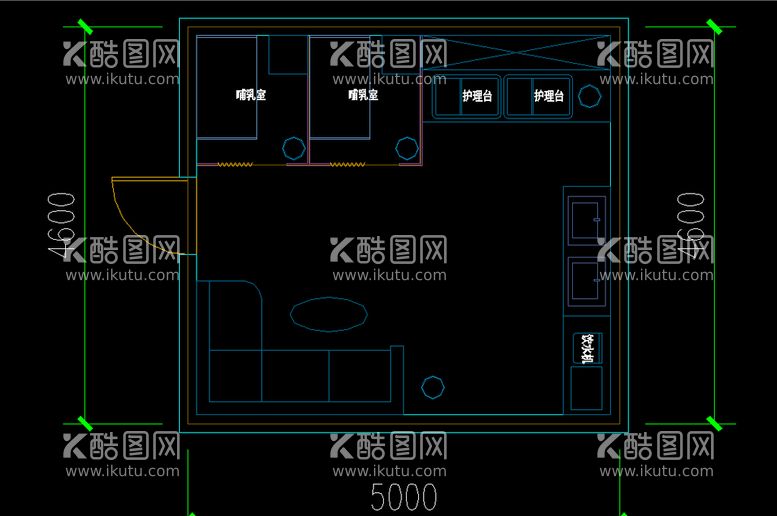 编号：87516412101103365899【酷图网】源文件下载-母婴室平面方案设计