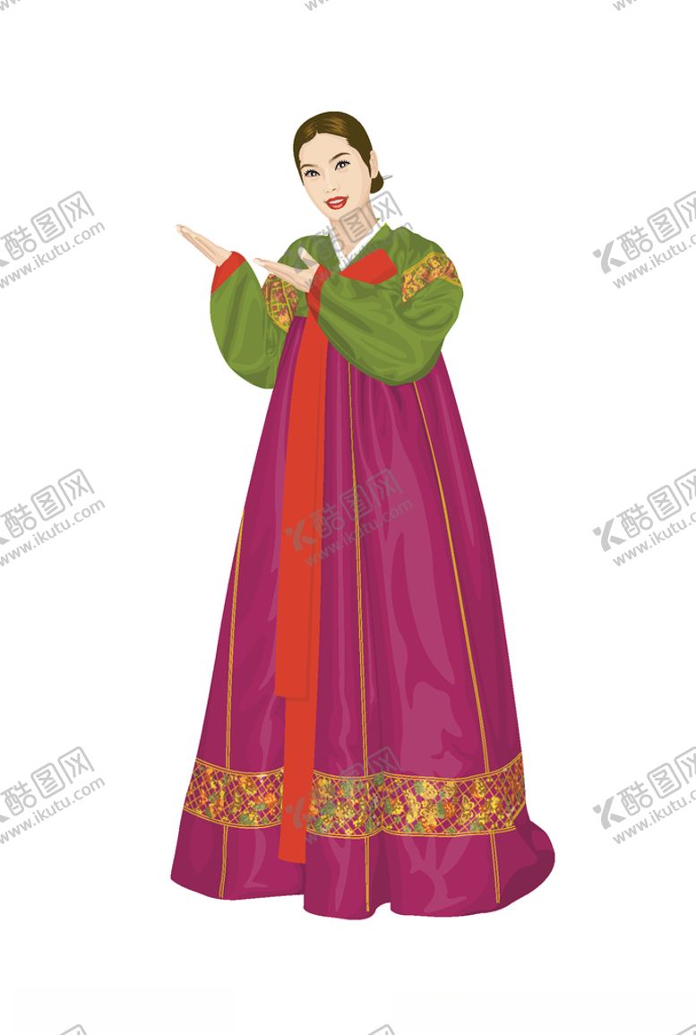 编号：83560610220952109707【酷图网】源文件下载-朝鲜族服饰