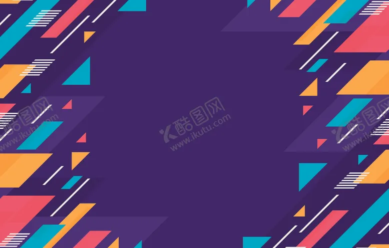 编号：18450903261652308634【酷图网】源文件下载-彩色几何底纹