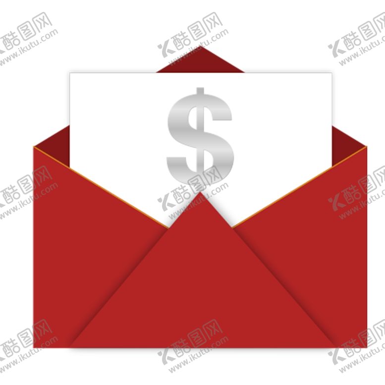 编号：99755307071921045917【酷图网】源文件下载-金币红色信封袋