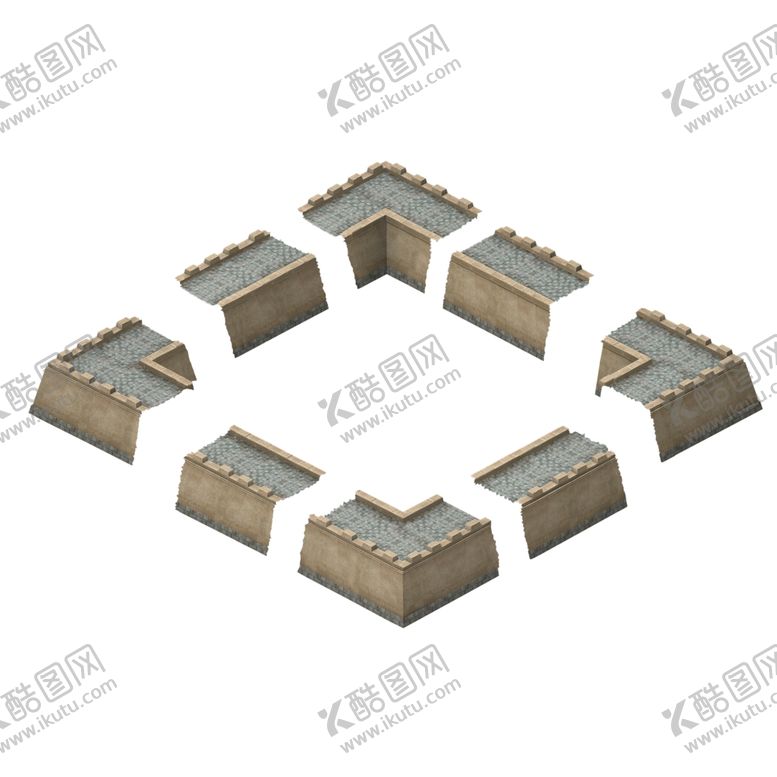 编号：66870610301820205218【酷图网】源文件下载-游戏房屋建筑物元素