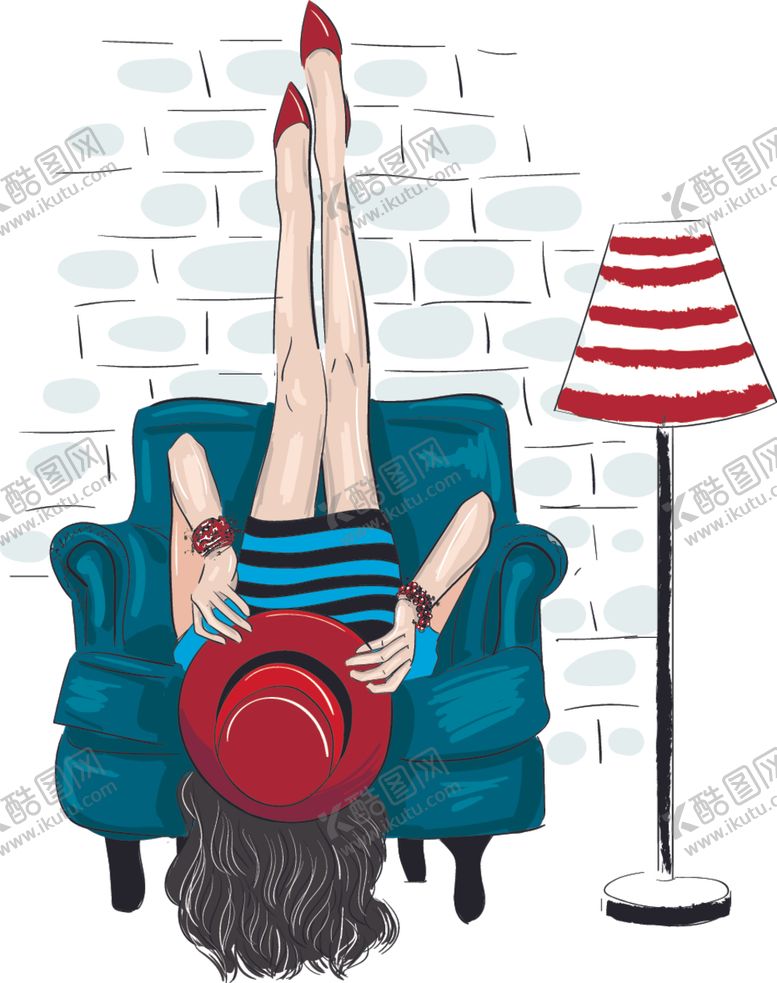 编号：89042709211507306308【酷图网】源文件下载-女性插画