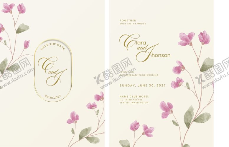 编号：20933210051748182974【酷图网】源文件下载-清新花卉贺卡