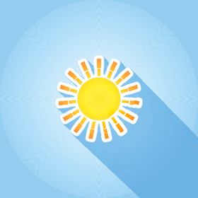 太阳抽象阳光防晒
