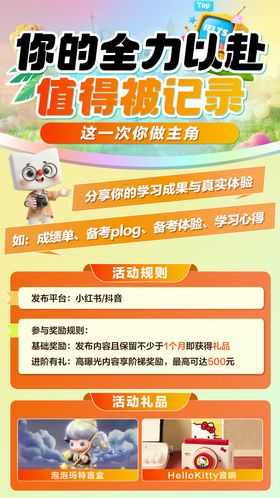分享学习心得海报
