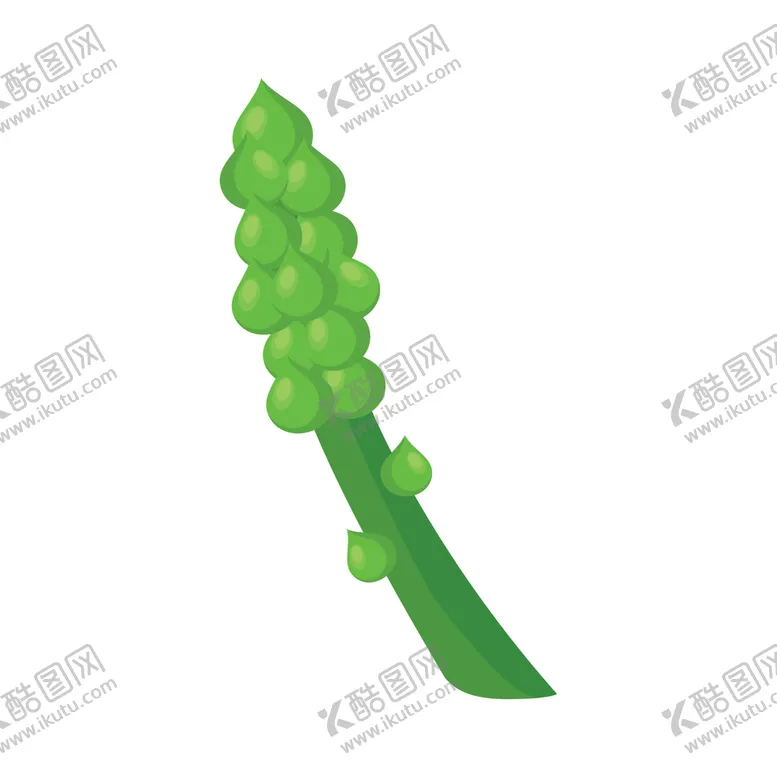 编号：41398709232014106078【酷图网】源文件下载-卡通芦笋