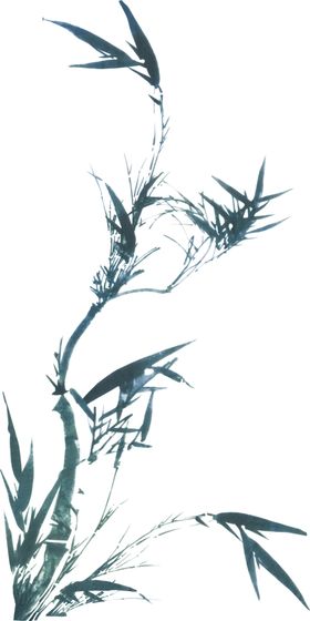 竹子水墨画