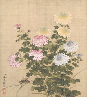 中国风花鸟卉工笔画