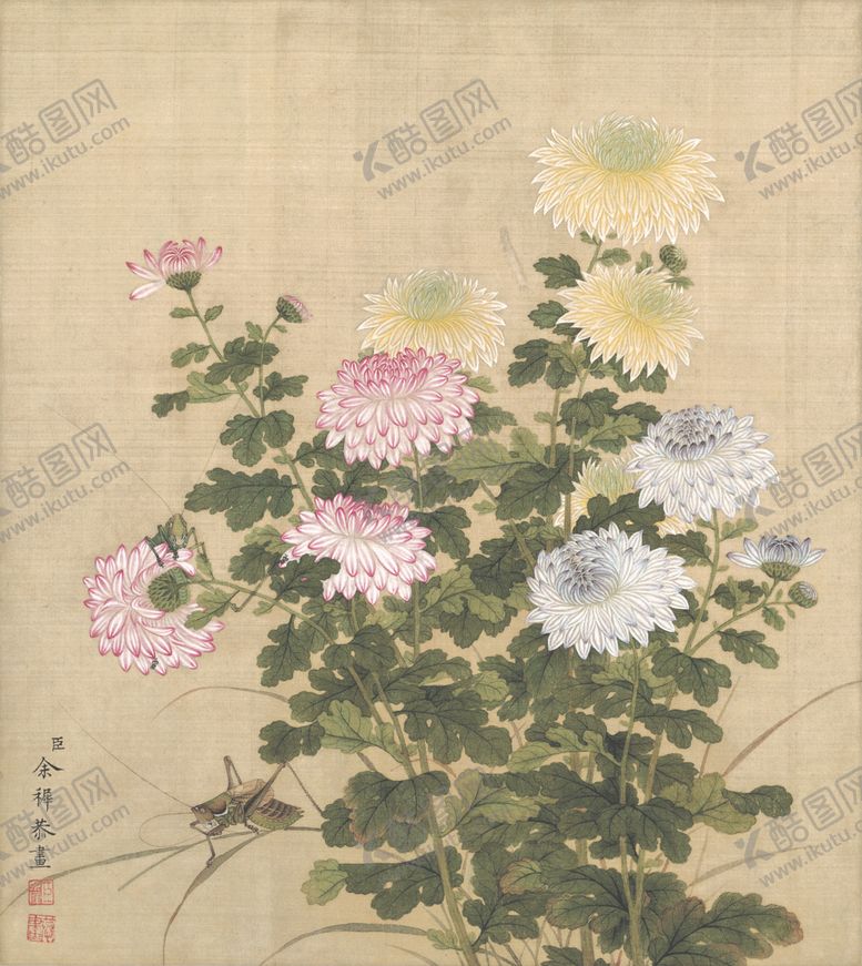 编号：94157509302309251932【酷图网】源文件下载-中国风花鸟工笔画