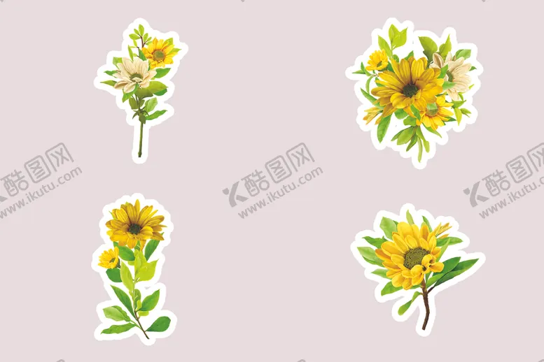 编号：19063802231206319874【酷图网】源文件下载-水彩花朵