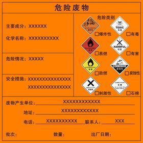 编号：07286309292348507518【酷图网】源文件下载-危险废物标识