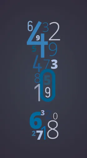 蓝色字体科技艺术字设计金星素材