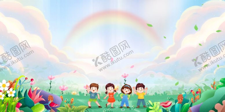 编号：28682711232012192527【酷图网】源文件下载-卡通草地背景