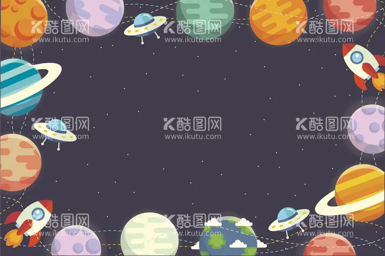 编号：27552610221856428457【酷图网】源文件下载-星球背景 