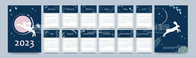 编号：72919012180433537292【酷图网】源文件下载-2023日历