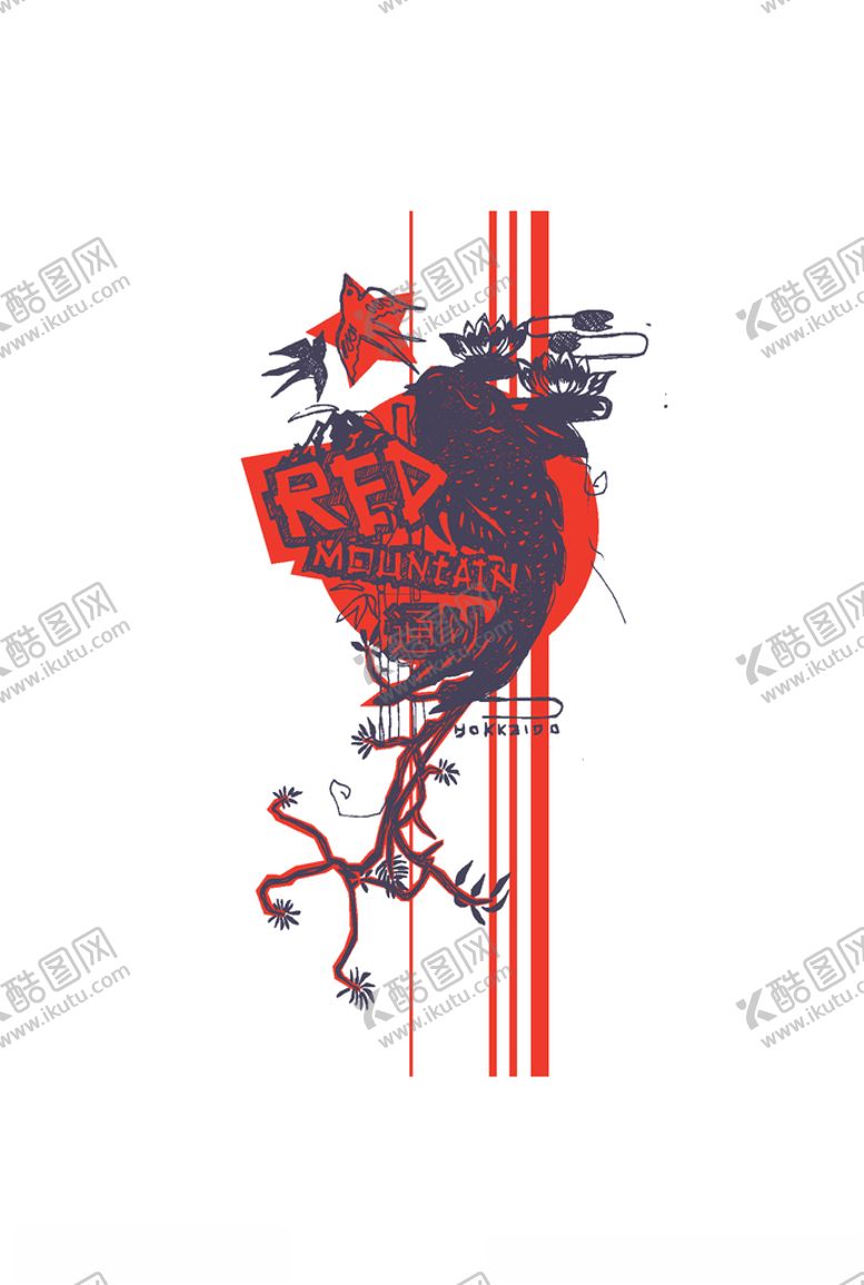 编号：48255907060358433882【酷图网】源文件下载-动物组合印花