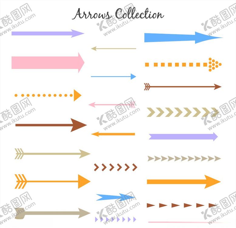 编号：10225810030529104093【酷图网】源文件下载-矢量箭头素材