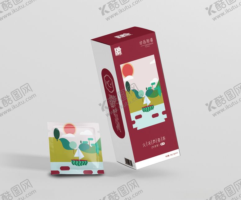 编号：92117909281254388221【酷图网】源文件下载-五行养生代泡茶