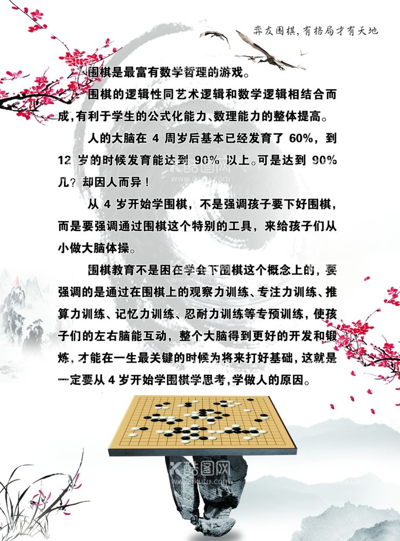 编号：57993012200031508857【酷图网】源文件下载-围棋宣传单