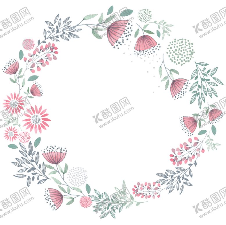 编号：79743110291420377123【酷图网】源文件下载-花环