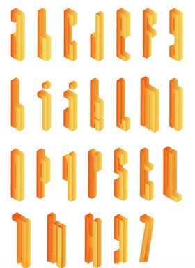 炫彩立体字样机