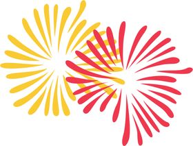 喜庆烟花烟花中国风烟花国潮风烟