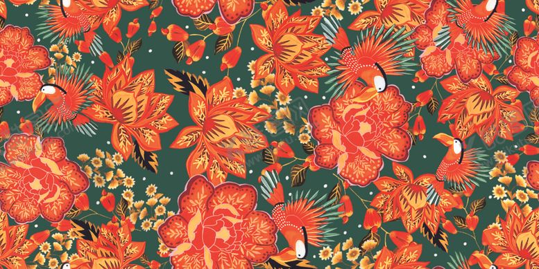 编号：42906309230033524431【酷图网】源文件下载-花鸟样衣扫描版