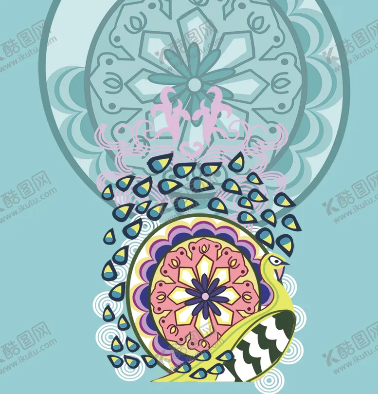 编号：39164705041022326391【酷图网】源文件下载-民族风花纹