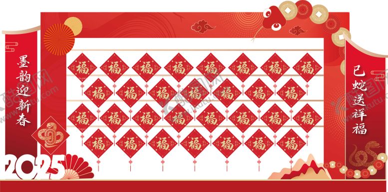 编号：38218708162321502047【酷图网】源文件下载-新年美陈