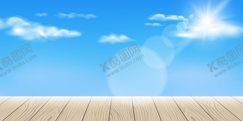 编号：92846805042225251585【酷图网】源文件下载-蓝天白云背景