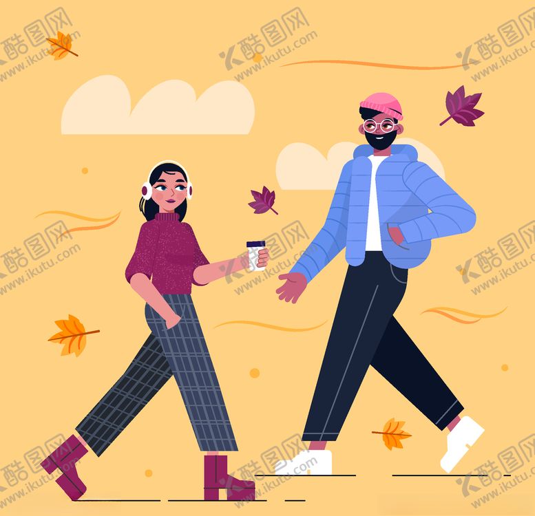 编号：57834005010909265246【酷图网】源文件下载-穿秋装的人
