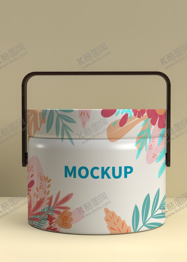 编号：35687009240446397227【酷图网】源文件下载-桶装食品包装样机