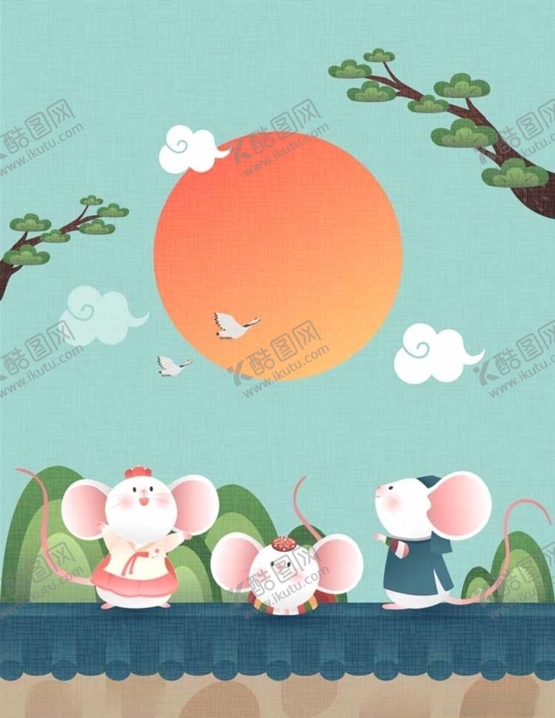 编号：81064410222124265181【酷图网】源文件下载-手绘卡通老鼠