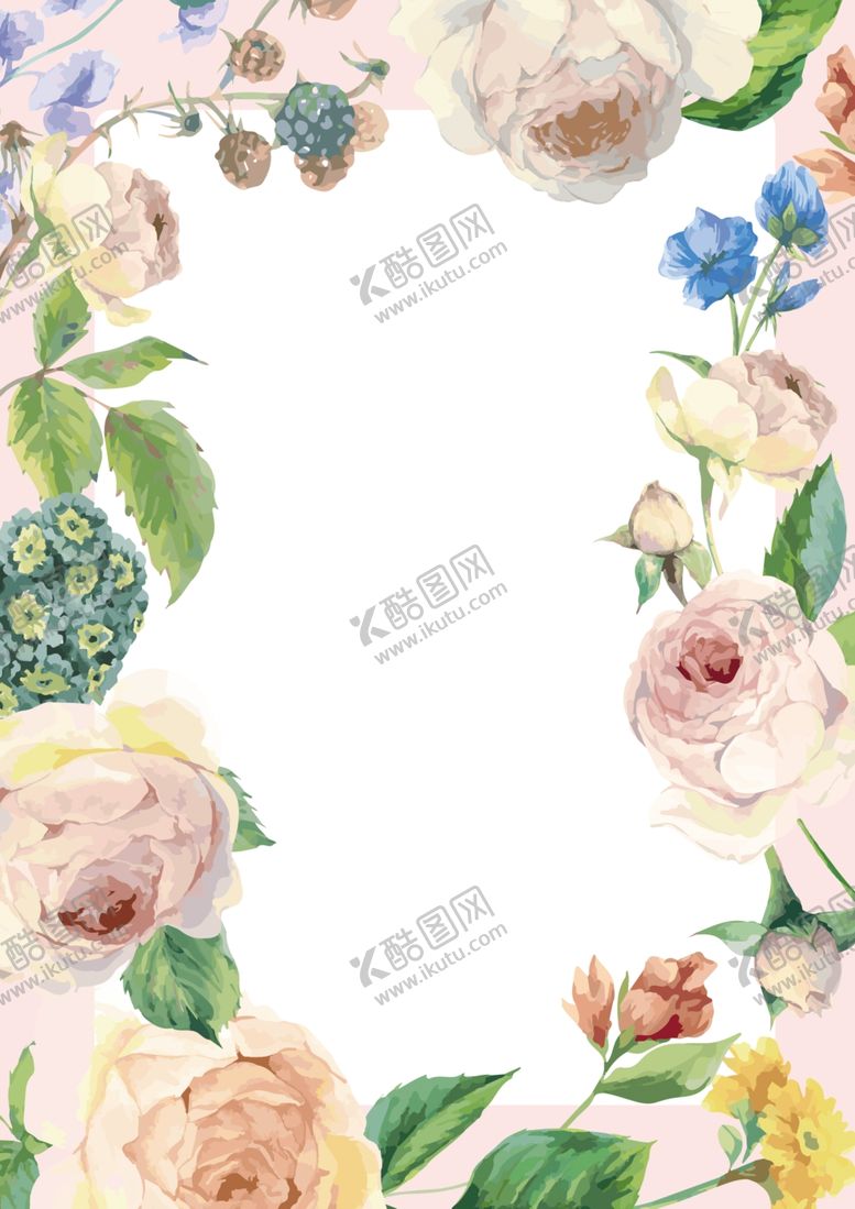 编号：59906401271333089774【酷图网】源文件下载-花卉边框