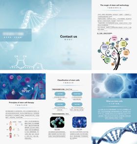 生物科技干细胞三折页