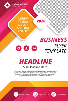 立体科技海报宣传单