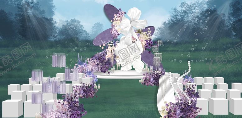 编号：38045209231903301179【酷图网】源文件下载-梦幻独角兽与花中少女