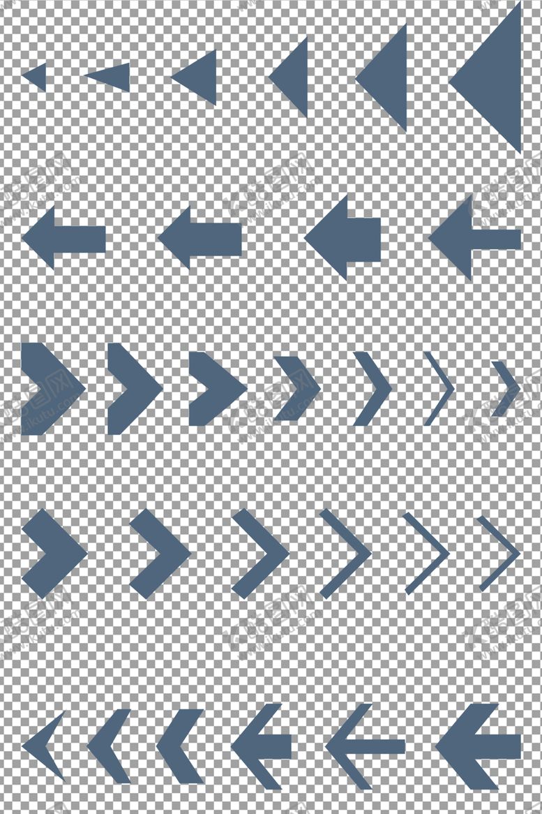 编号：52060309091303274050【酷图网】源文件下载-卡通灰色箭头