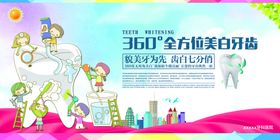牙齿洗无痛种植科展板