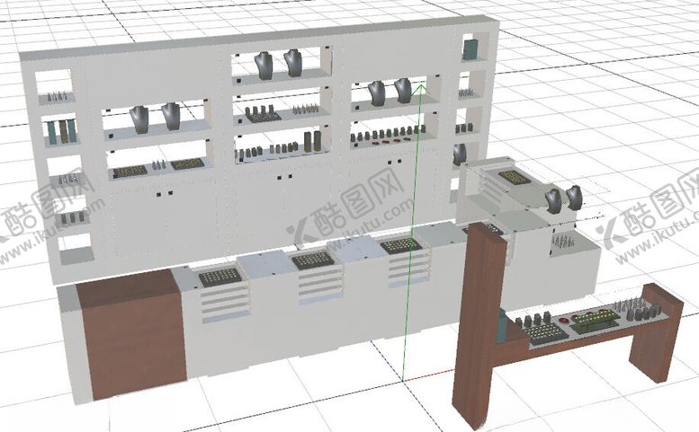 编号：46400201140457465626【酷图网】源文件下载-C4D模型货架