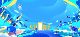 梦幻科技风城市景观画面