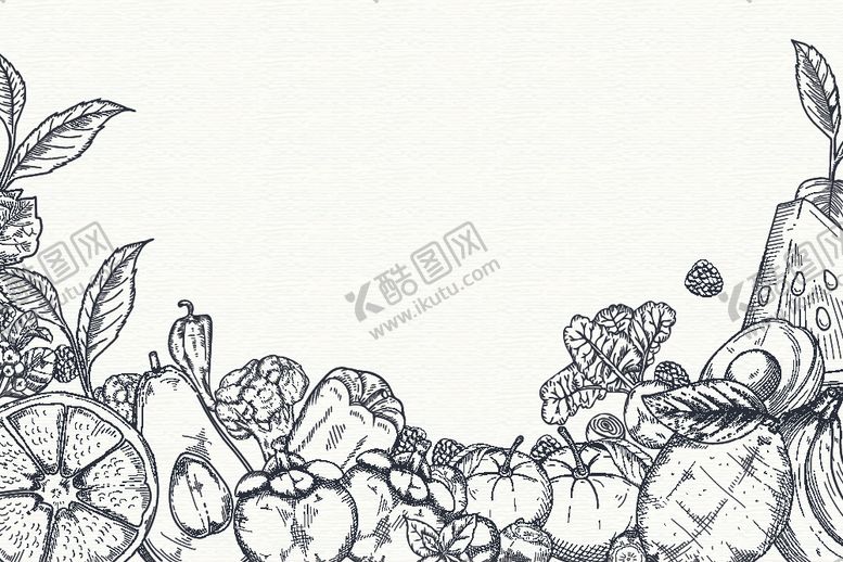 编号：71769406261240327768【酷图网】源文件下载-水果蔬菜
