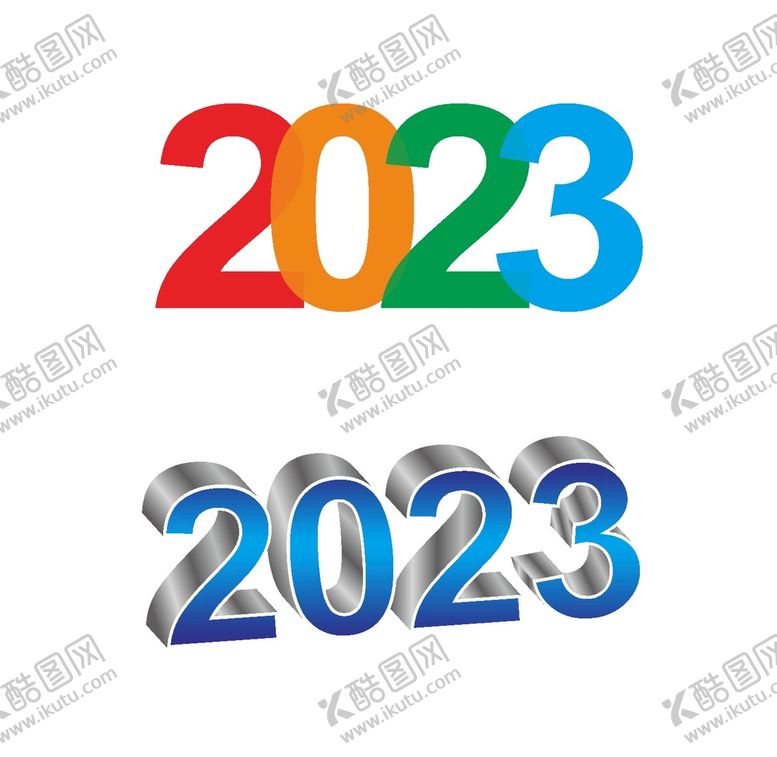 编号：76086801190320024698【酷图网】源文件下载-2023年立体字