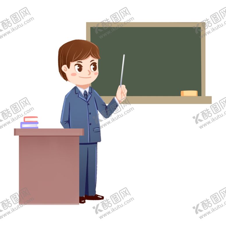 编号：25031007130424255283【酷图网】源文件下载-教师节老师卡通人物