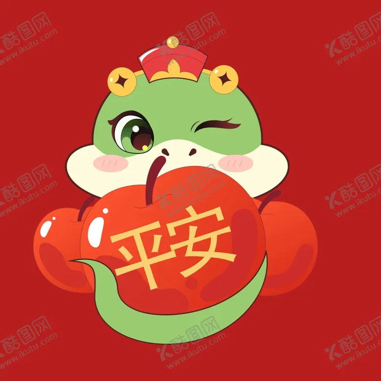 编号：54853901291057164936【酷图网】源文件下载-手绘卡通小蛇