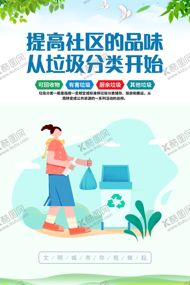 编号：23831312051508259525【酷图网】源文件下载-垃圾分类